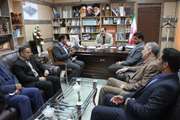 دیدار مدیرکل دامپزشکی جنوب کرمان با فرماندار شهرستان جیرفت